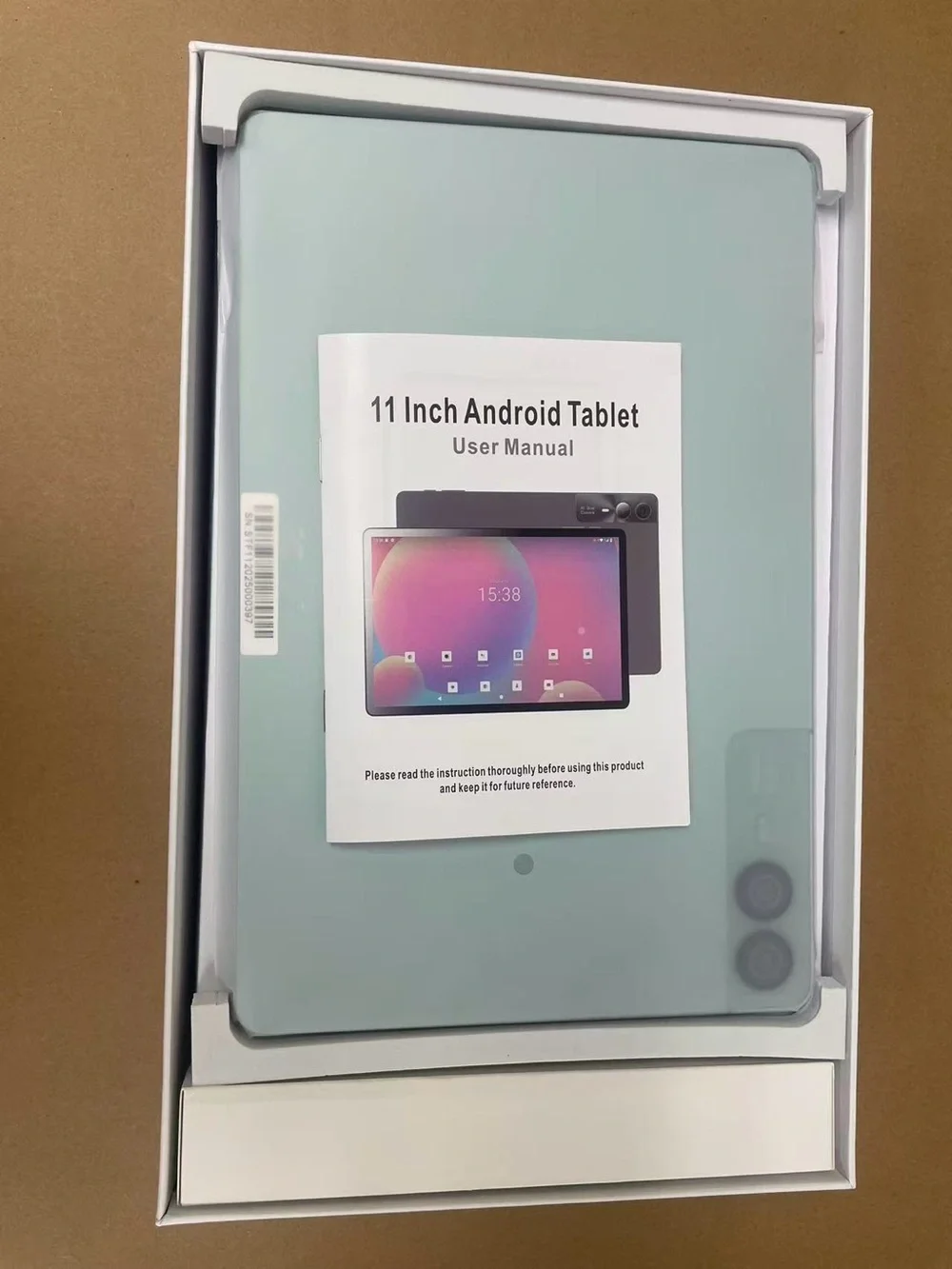11 Inch Android Tablet 18GB 128GB Green with Keyboard